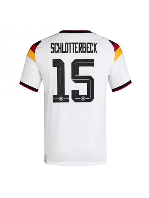Muži Futbalové oblečenie Nemecko Nico Schlotterbeck #15 MS 2026 Krátky Rukáv - Domáci Muži Futbalové oblečenie Nemecko Nico Schlotterbeck #15 MS 2026 Krátky Rukáv - Domáci